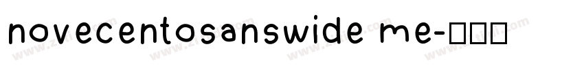 novecentosanswide me字体转换